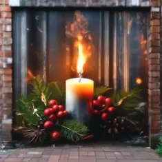 Нейросеть — Твой образ нежный, и родной, огонь свечи в ночи дарил